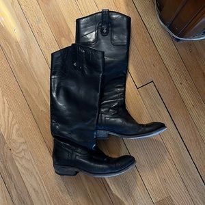 Frye Carson pull on boots, black 6.5